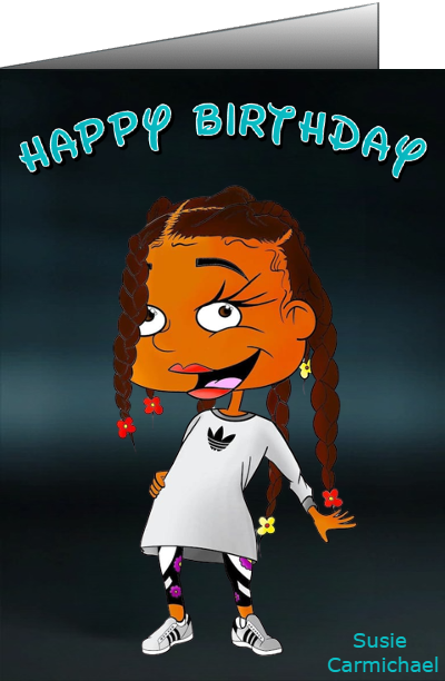 Rugrats Susie Carmichael Birthday Ecard