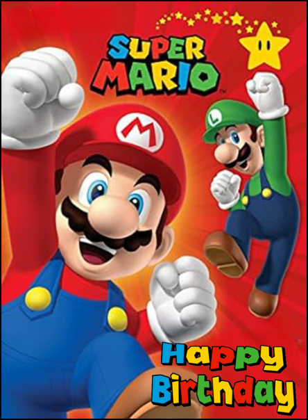 Mario Birthday Ecards