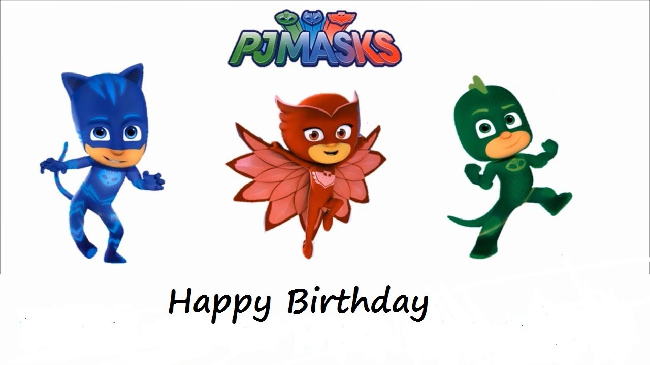 PJ Mask Birthday Ecards