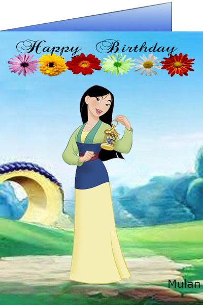 Mulan Birthday eCard