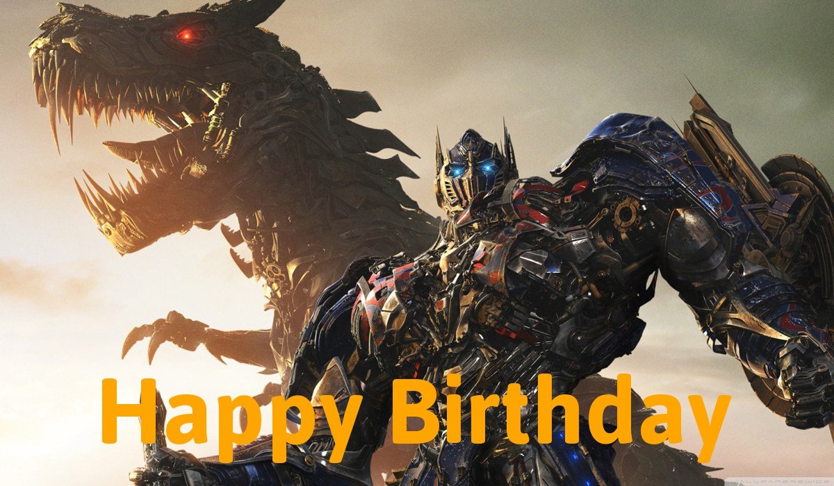 Transformers birthday cards