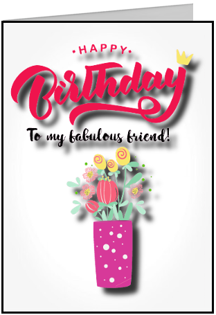 birthday cards for the girls