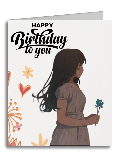 birthday cards for the girls