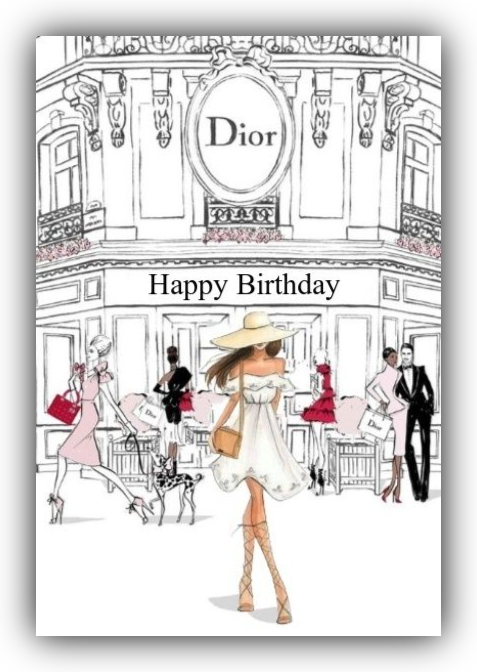 birthday cards for the girls