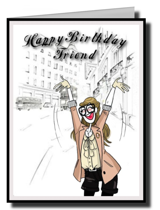 birthday cards for the girls