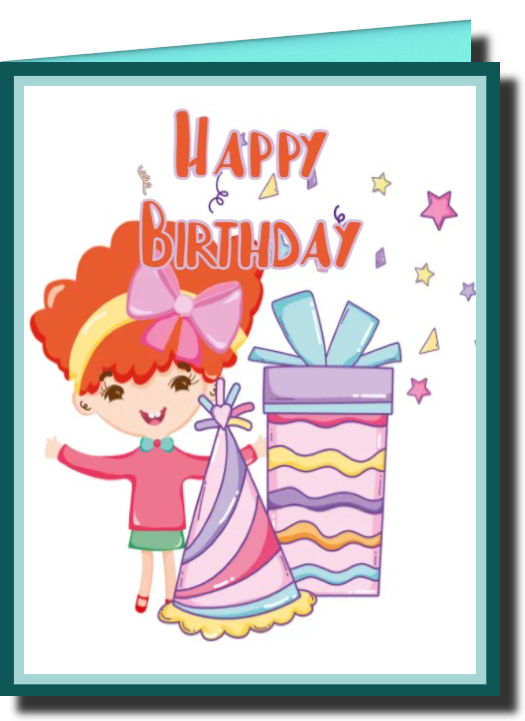 birthday cards for the girls