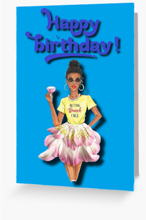 birthday cards for the girls