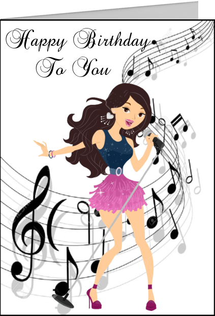 birthday cards for the girls