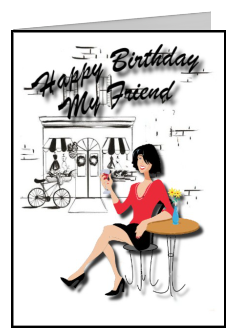 birthday cards for the girls