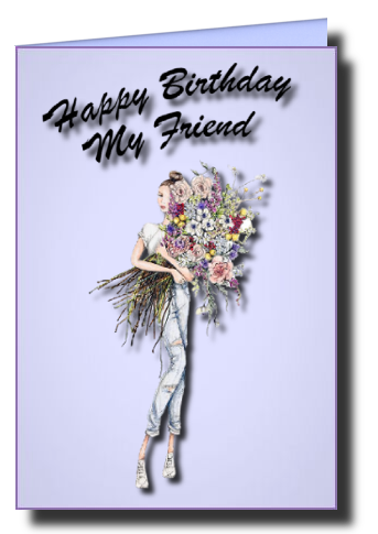 birthday cards for the girls