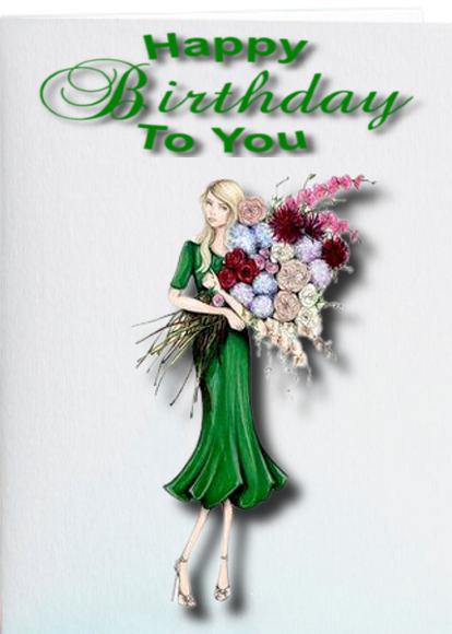 birthday cards for the girls