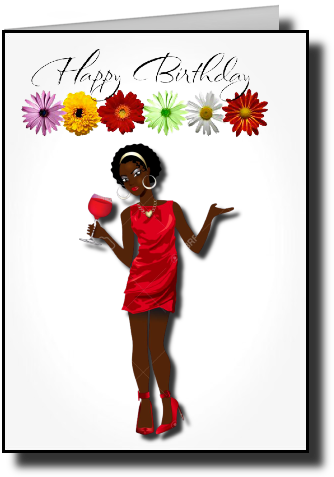 birthday cards for the girls