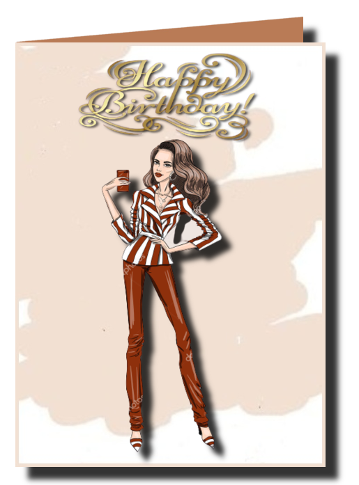 birthday cards for the girls