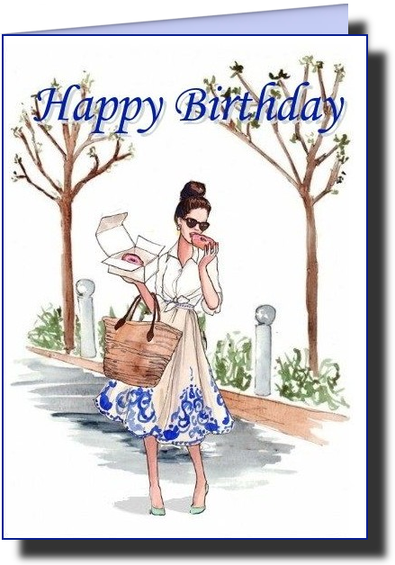 birthday cards for the girls