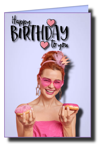 birthday cards for the girls