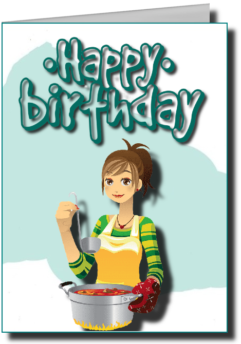 birthday cards for the girls