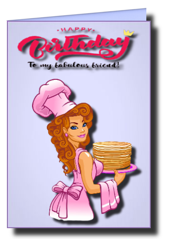 birthday cards for the girls