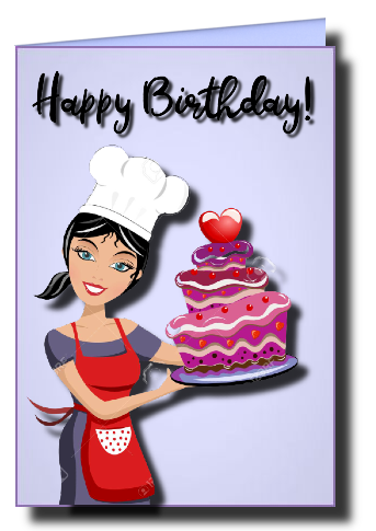 birthday cards for the girls