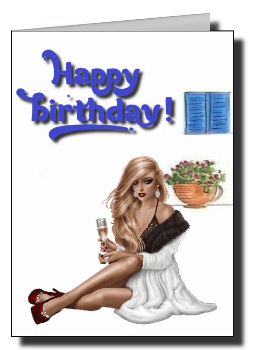 birthday cards for the girls