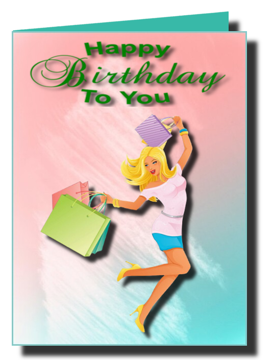 birthday cards for the girls