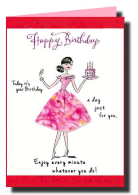 birthday cards for the girls