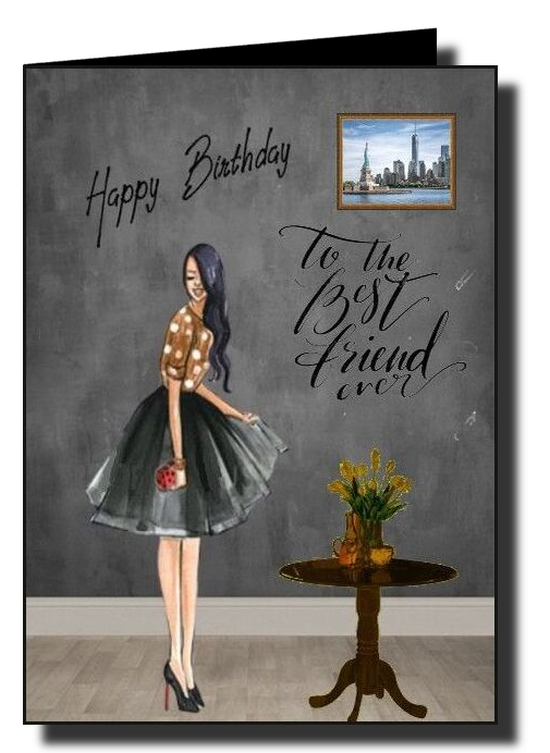 birthday cards for the girls