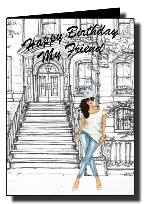 birthday cards for the girls