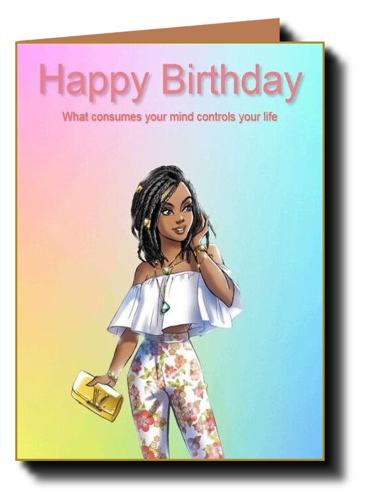 birthday cards for the girls