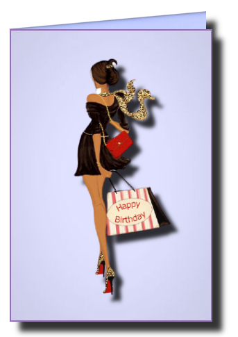 birthday cards for the girls