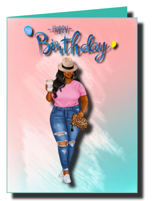 birthday cards for the girls