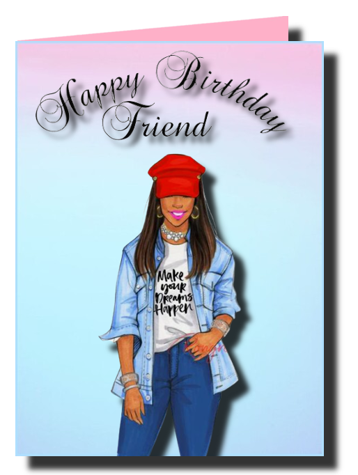 birthday cards for the girls