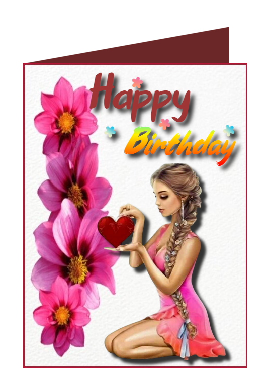 birthday cards for the girls