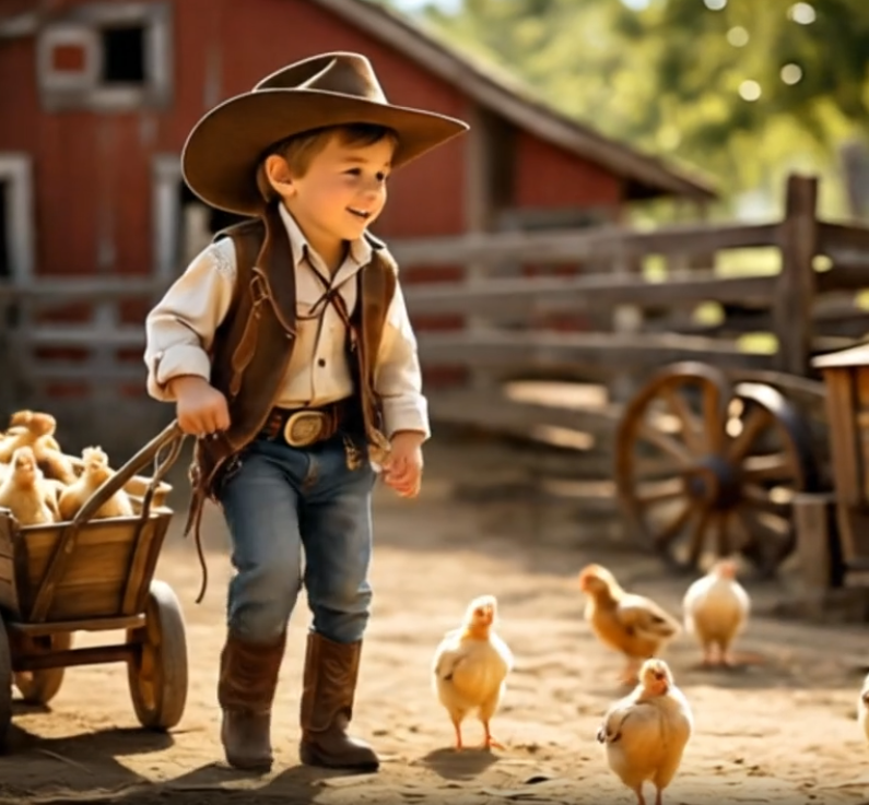 free ai videos boy-cowboy-chicks