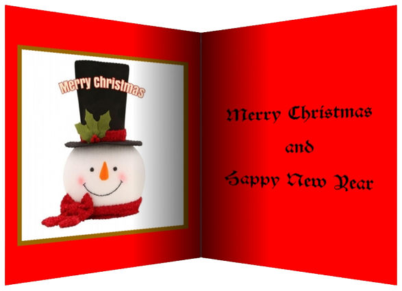 christmas 3D cards