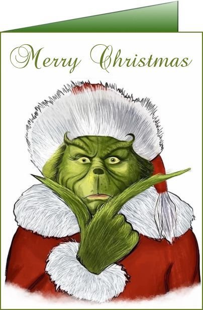 grinch christmas card