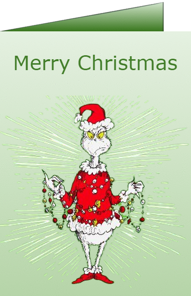 grinch christmas card