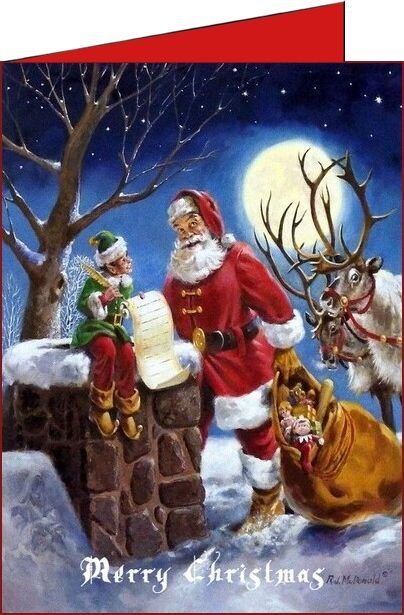 christmas santa card