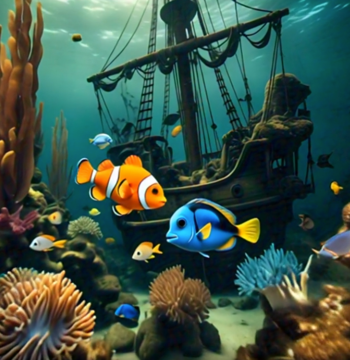 free ai card dory-and-nemo