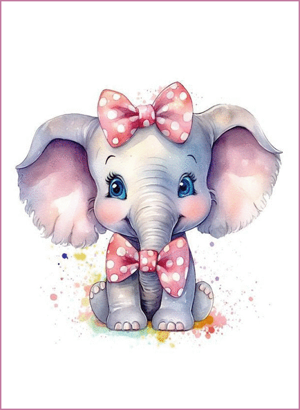 elephant-with-bow