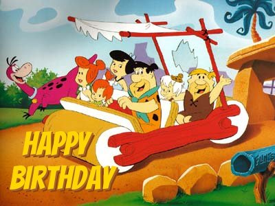 flintstones birthday cards