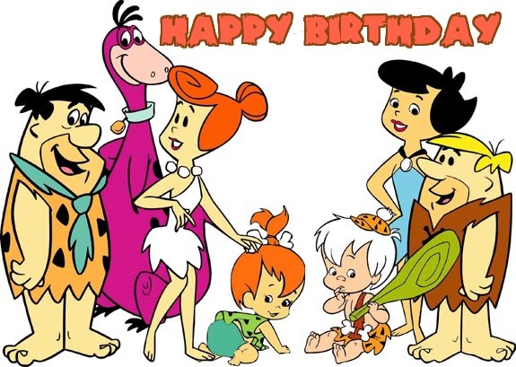 flintstones birthday cards