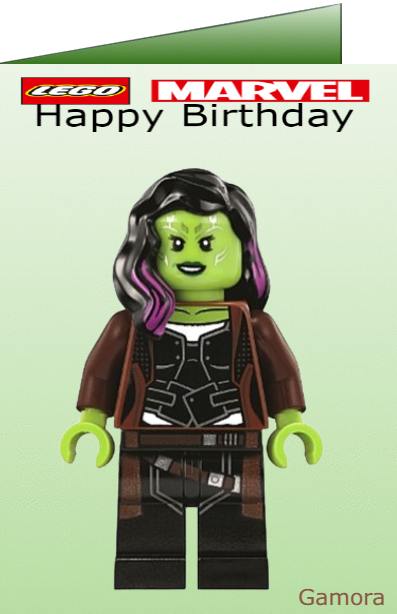 Lego Marvel Birthday eCards