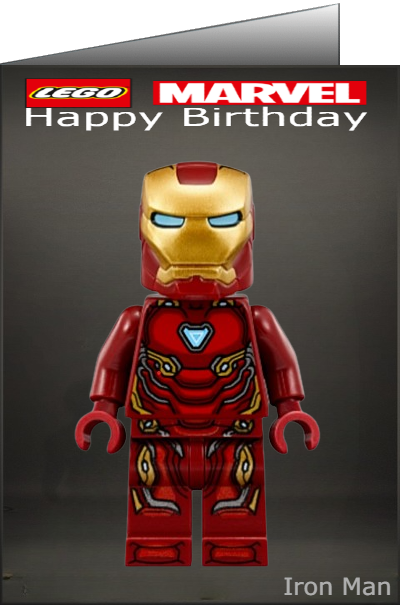 Lego Marvel Birthday eCards