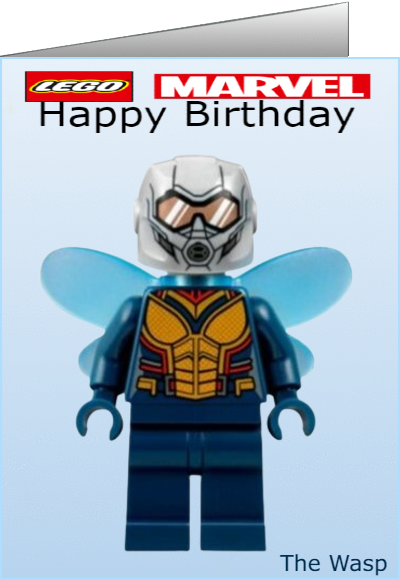 Lego Marvel Birthday eCards