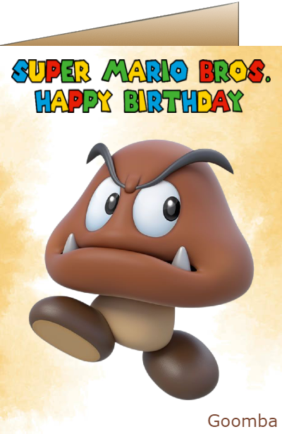 mario brothers birthday ecards