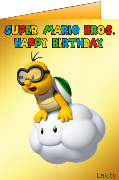 mario brothers birthday eCards