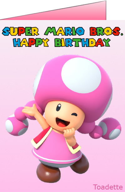 mario brothers birthday ecards