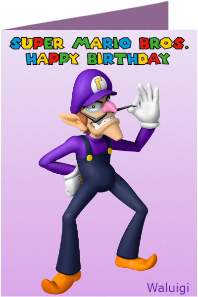 mario brothers birthday eCards