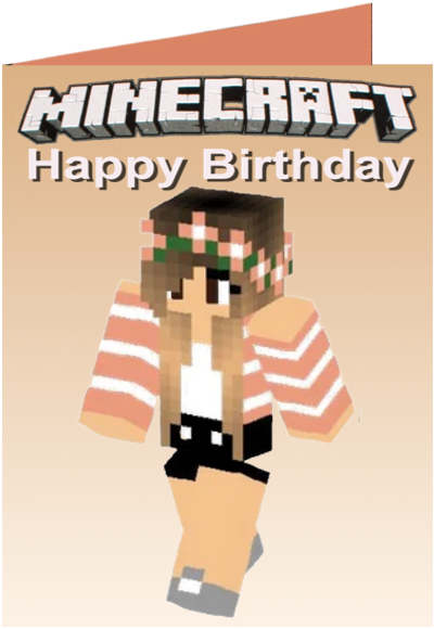 minecraft birthday ecards