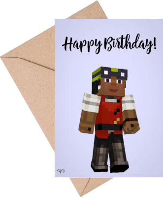 minecraft birthday ecards